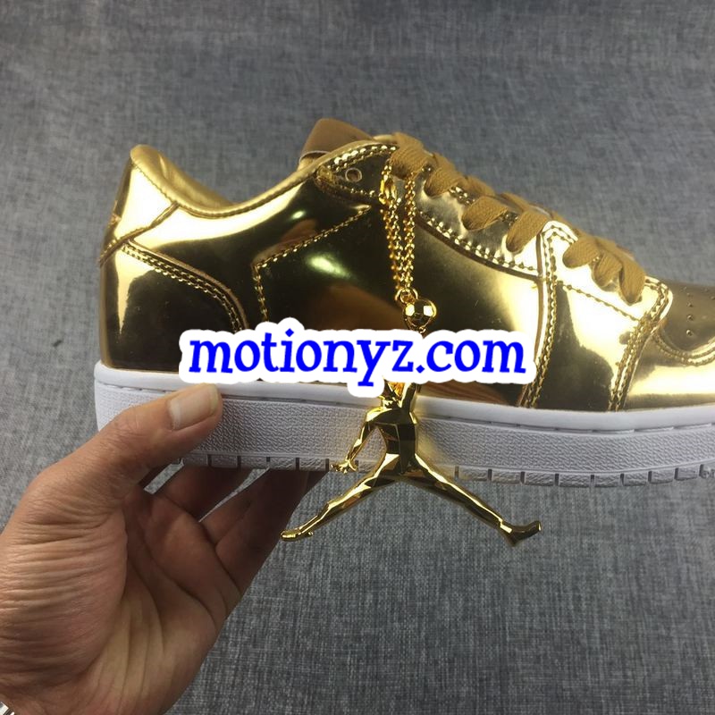 Air Jordan 1 Low Pinnacle Metallic Gold